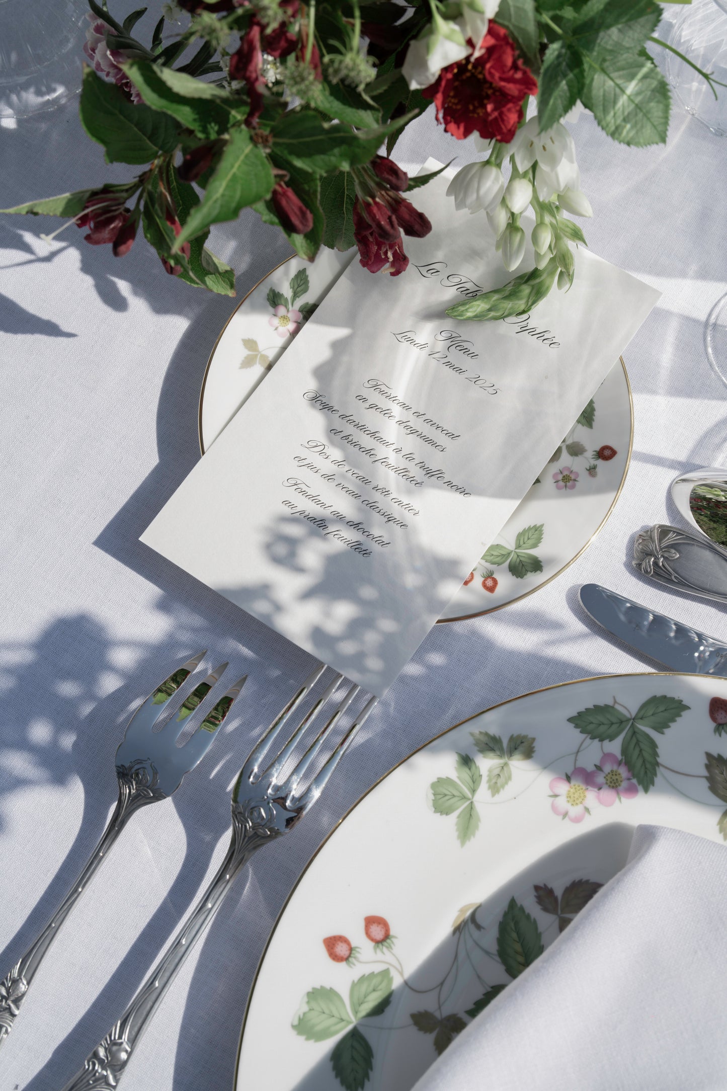 Neverland Set Vaisselle Fraises des Bois