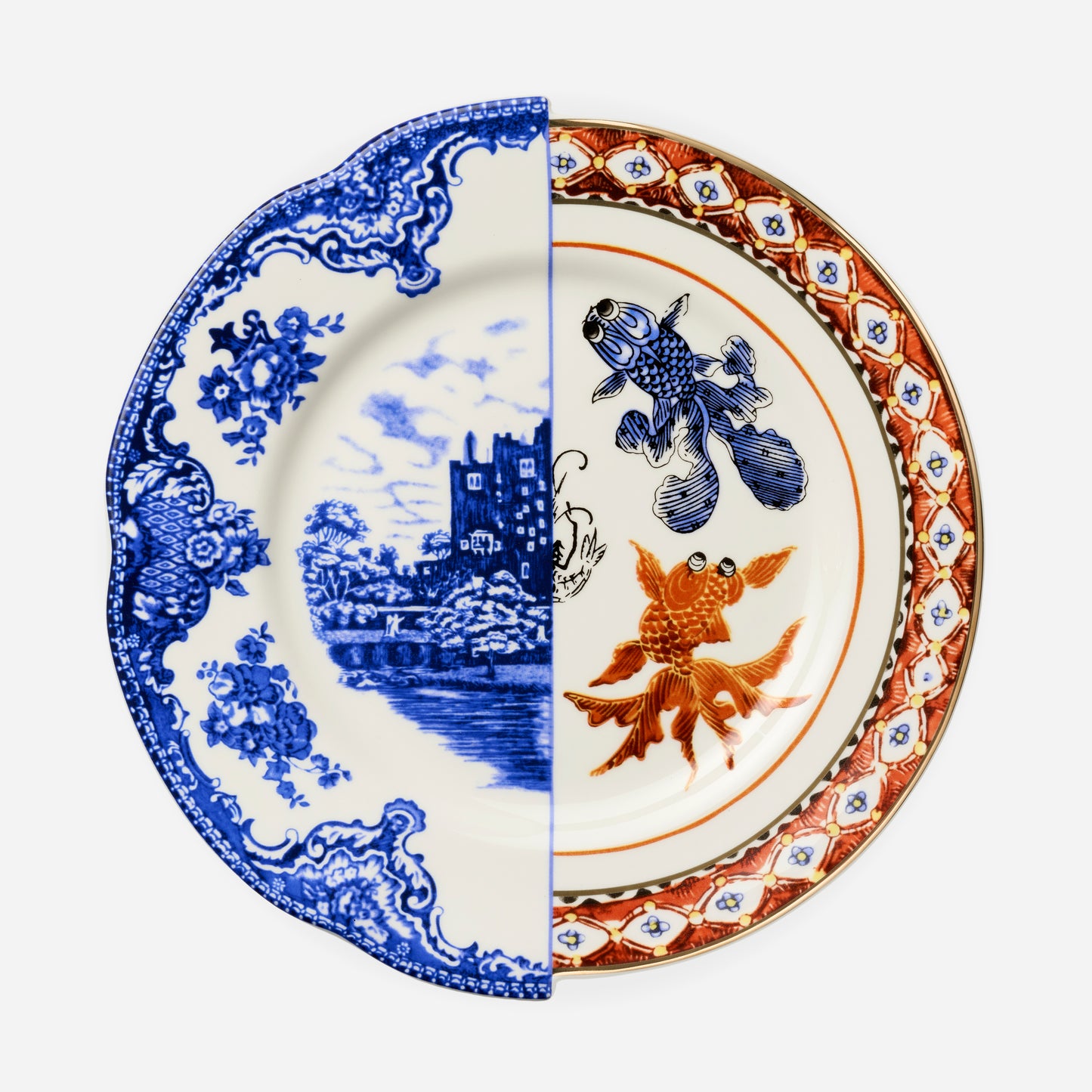 Kirin Assiette de présentation Delft Koï