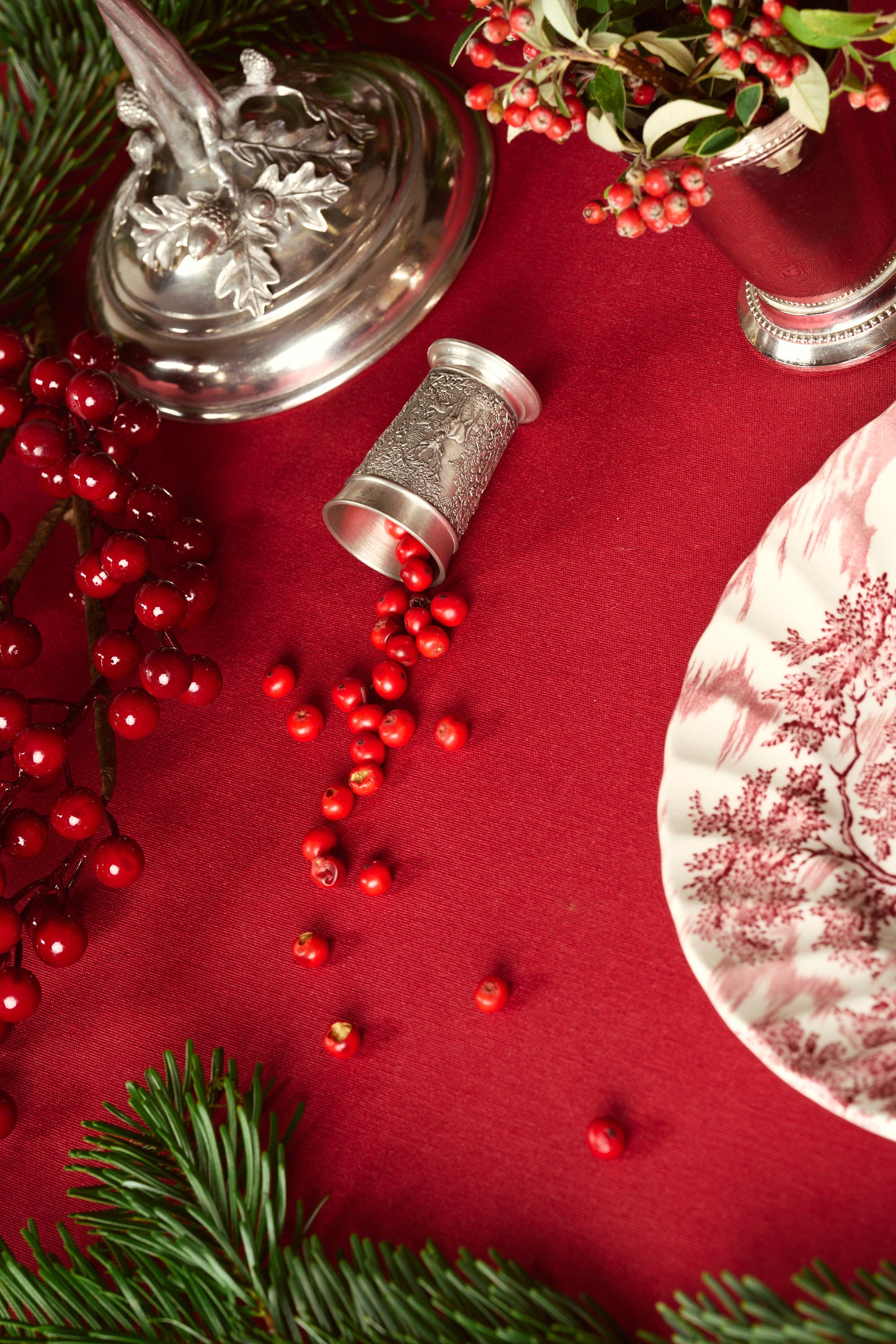 Chasse à rouge Set of two shot glasses